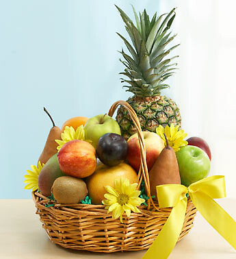 Deluxe All Fruit Basket for Sympathy