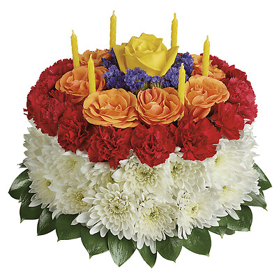 Your Wish Is Granted Birthday Cake Bouquet